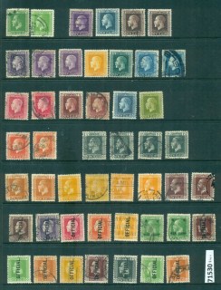 New-Zealand-1915-on-KGV-Assorted-oddments-faults-FU-lot71530