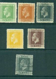 New-Zealand-1916-19-KGV-Typo-MH-FU-6-Lot28516