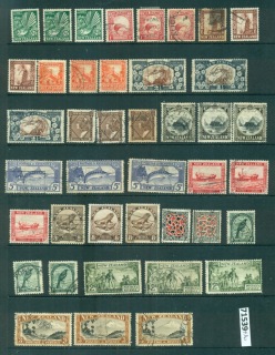 New-Zealand-1935-41-Pictorials-Assorted-FU-lot71539