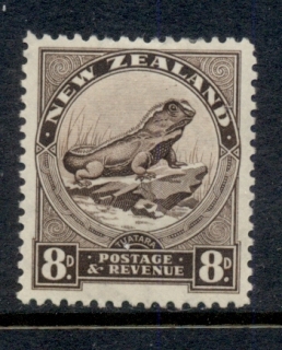 New-Zealand-1935-41-Tuatara-Lizard-8d-Perf-15-MLH