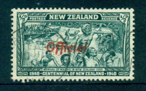 New-Zealand-1940-1-2d-OFFICIAL-Joined-FF-variety-FU-lot71553