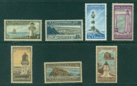 New-Zealand-1947-Lighthouses-MUH