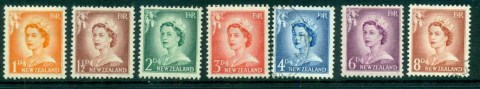 New-Zealand-1954-QEII-Redrawn-4d-FUFU-MLH-lot71580