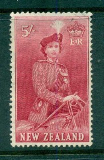 New-Zealand-1954-Queen-on-Horseback-5-FU-lot71571