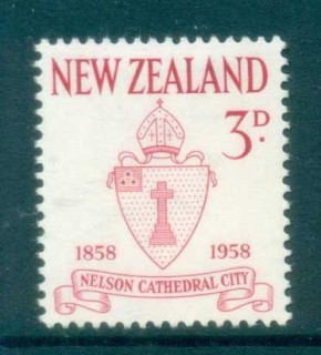 New-Zealand-1958-Centenary-of-Nelson-City-MLH