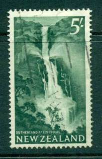 New-Zealand-1960-5-Sutherland-falls-FU-Lot28729