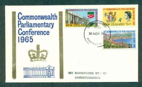 New-Zealand-1965-Parliamentary-Conference-FDC-lot50447