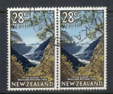 New-Zealand-1967-70-Fox-Glacier-28c-pr-FU