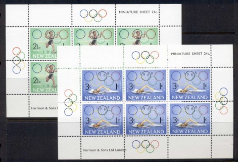 New-Zealand-1968-Health-Summer-Olympics-Mexico-City-2xMS-MUH