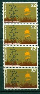 New-Zealand-1970-71-2-Agriculture-Strip-4-MUH-Lot23445