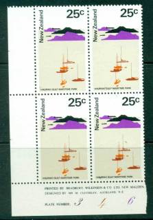 New-Zealand-1970-71-25c-Hauraki-Gulf-Block-4-MUH-Lot23441