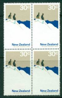 New-Zealand-1970-71-30c-Mt-Cook-Block-4-MUH-Lot234420