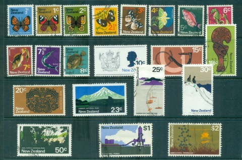 New-Zealand-1970-71-Pictoral-defins-FU-lot71706