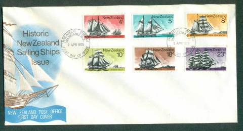 New-Zealand-1975-Sailing-Ships-FDC-lot52661