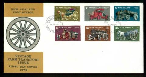 New-Zealand-1976-Vintage-farm-Transport-FDC-lot52665