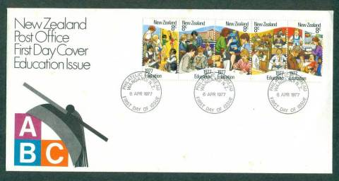 New-Zealand-1977-Education-tones-FDC-lot52676