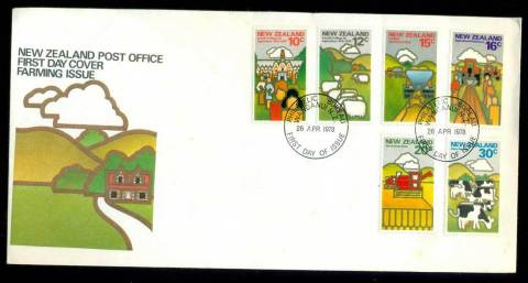 New-Zealand-1978-Land-Resources-tones-FDC-lot52683