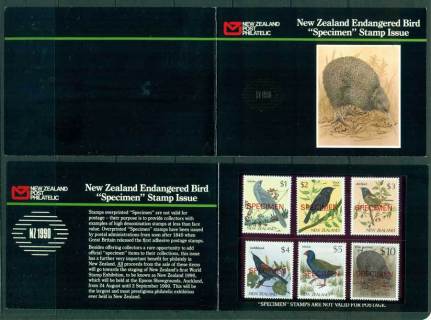 New-Zealand-1982-89-Native-Birds-SPECIMEN-NZ-1990-Opt-Pack-MUH-Lot23434