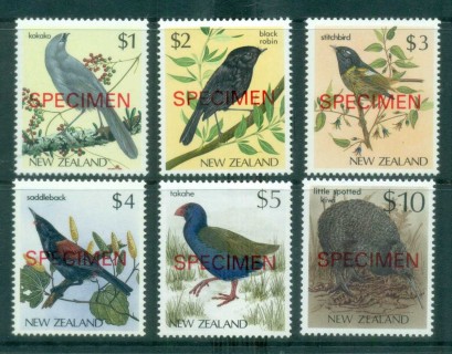 New-Zealand-1982-Birds-SPECIMEN-MUH