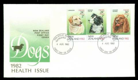 New-Zealand-1982-Health-Dogs-FDC-lot52708