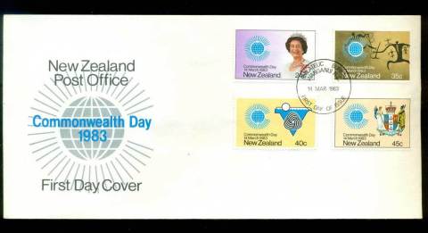 New-Zealand-1983-Commonwealth-day-FDC-lot52717