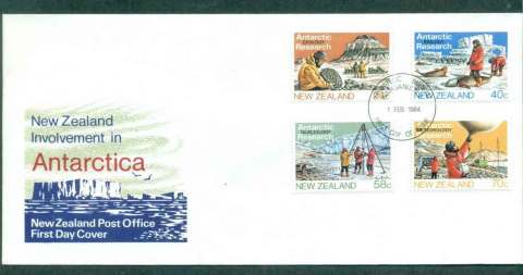 New-Zealand-1984-Antarctic-Research-FDC-lot50440