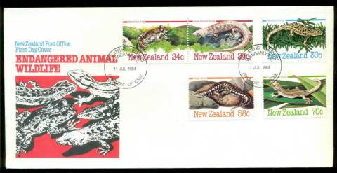 New-Zealand-1984-Endangered-Animal-Wildlife-FDC-lot52726