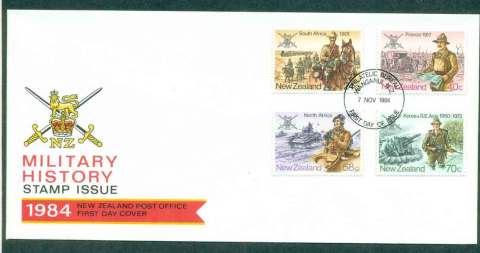 New-Zealand-1984-Military-History-Campaigns-FDC-lot50437