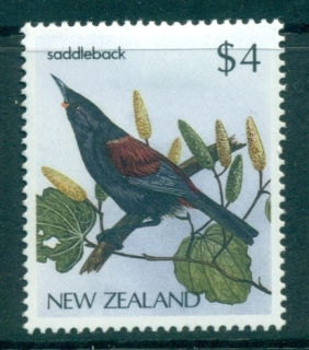 New-Zealand-1985-4-Saddleback-FU-lot71833