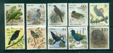 New-Zealand-1985-89-Birds-to-10-FU-lot71825