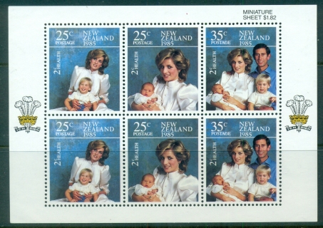 New-Zealand-1985-Health-Charles-Diana-MS-Muh