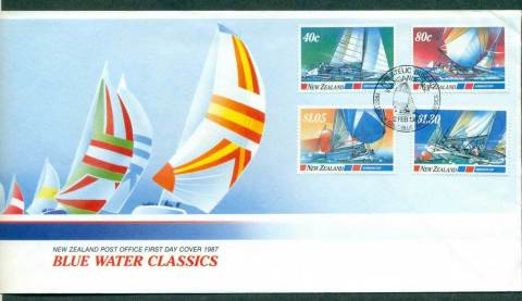 New-Zealand-1987-Blue-water-Classics-FDC-lot52752