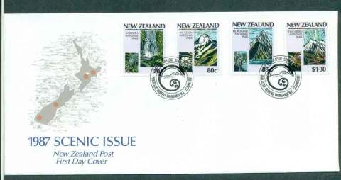 New-Zealand-1987-Scenic-National-Parks-FDC-lot50427