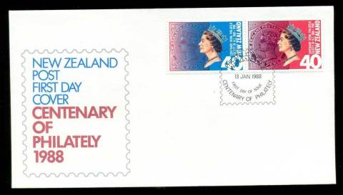 New-Zealand-1988-Centenary-of-Philately-FDC-lot52760