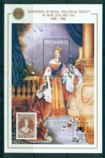 New-Zealand-1988-Queen-Victoria-Chalon