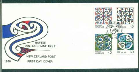 New-Zealand-1988-Rafter-Paintings-FDC-lot50425