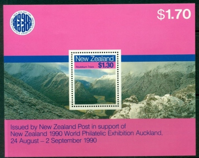 New-Zealand-1988-Routeburn-Track-Stamp-Ex-MS-MUH-Lot20319