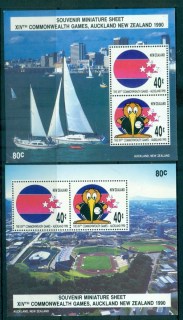 New-Zealand-1989-Commonwealth-games-2xMS-MLH-lot71900