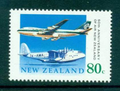 New-Zealand-1990-Air-New-Zealand-Anniv-MUH-lot53145