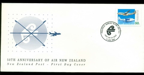 New-Zealand-1990-Air-New-Zealand-FDC-lot52772