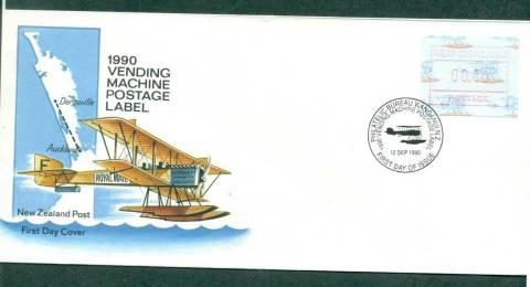 New-Zealand-1990-Flying-Boat-FRAMA-FDC-lot52775