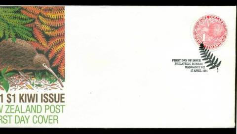 New-Zealand-1991-1-Kiwi-FDC-lot52789