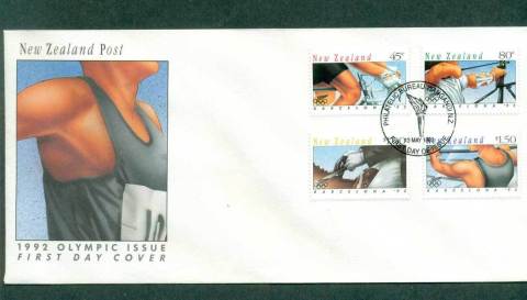 New-Zealand-1992-Barcelona-Olympics-FDC-lot52797