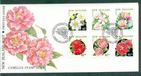 New-Zealand-1992-Flowers-Camellias-FDC-lot52802