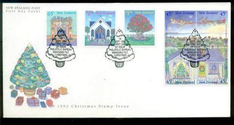 New-Zealand-1992-Xmas-FDC-lot52799