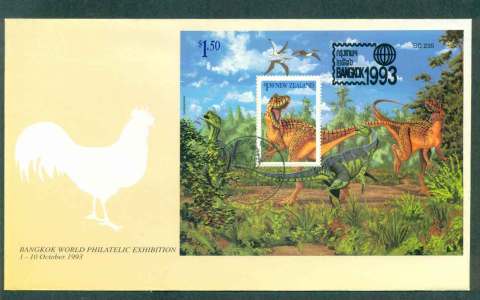 New-Zealand-1993-Bangkok-Stamp-Ex-MS-FDC-lot51601