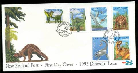 New-Zealand-1993-Dinosaurs-FDC-lot52816