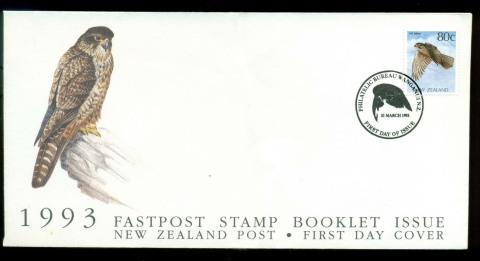 New-Zealand-1993-Fastpost-Booklet-Stamp-80c-Bird