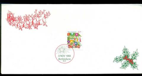 New-Zealand-1993-Philatelic-Bureau-Xmas-card-to-Subscribers-FDC-lot52811