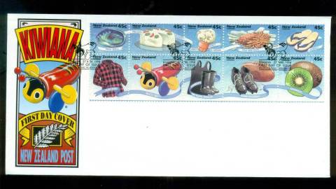 New-Zealand-1994-Kiwiana-Booklet-pane-10-FDC-lot52823